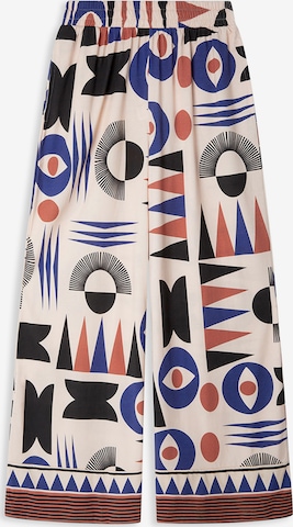 Pantaloni de pijama de la Gisela pe bej: față