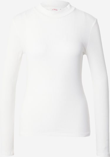 s.Oliver T-shirt en blanc, Vue avec produit