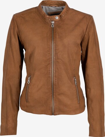 Gipsy Between-Season Jacket in Brown: front