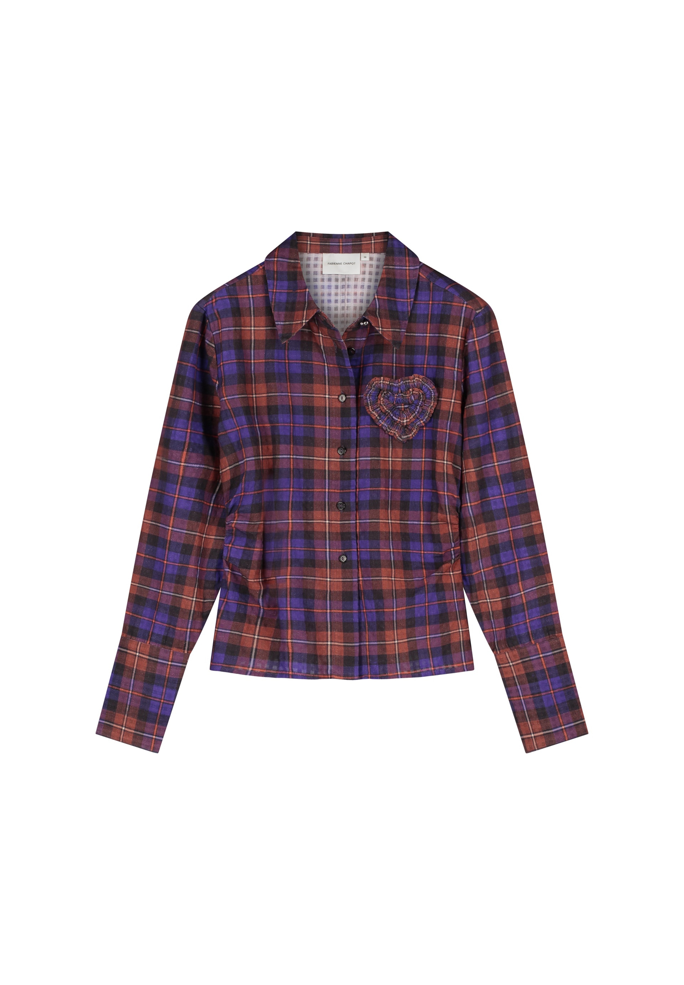 Fabienne Chapot Blouse in Purple: front
