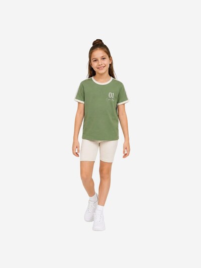 Tommy Life Shirt 'TOMMY Unisex-Jugend-T-Shirt Aus Baumwolle Und Elasthan'‌‌‌ in 122-128 in pastellgrün, Produktansicht