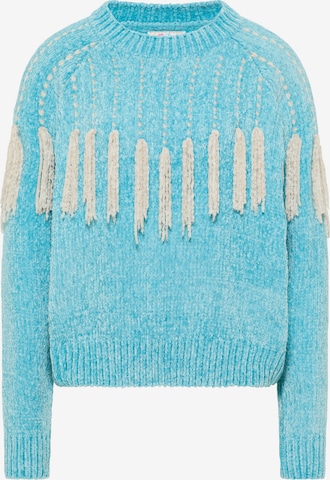 Pull-over IZIA en bleu : devant