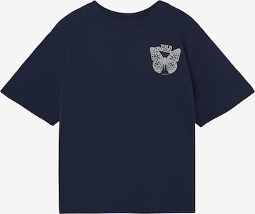 T-Shirt NAME IT en bleu : devant