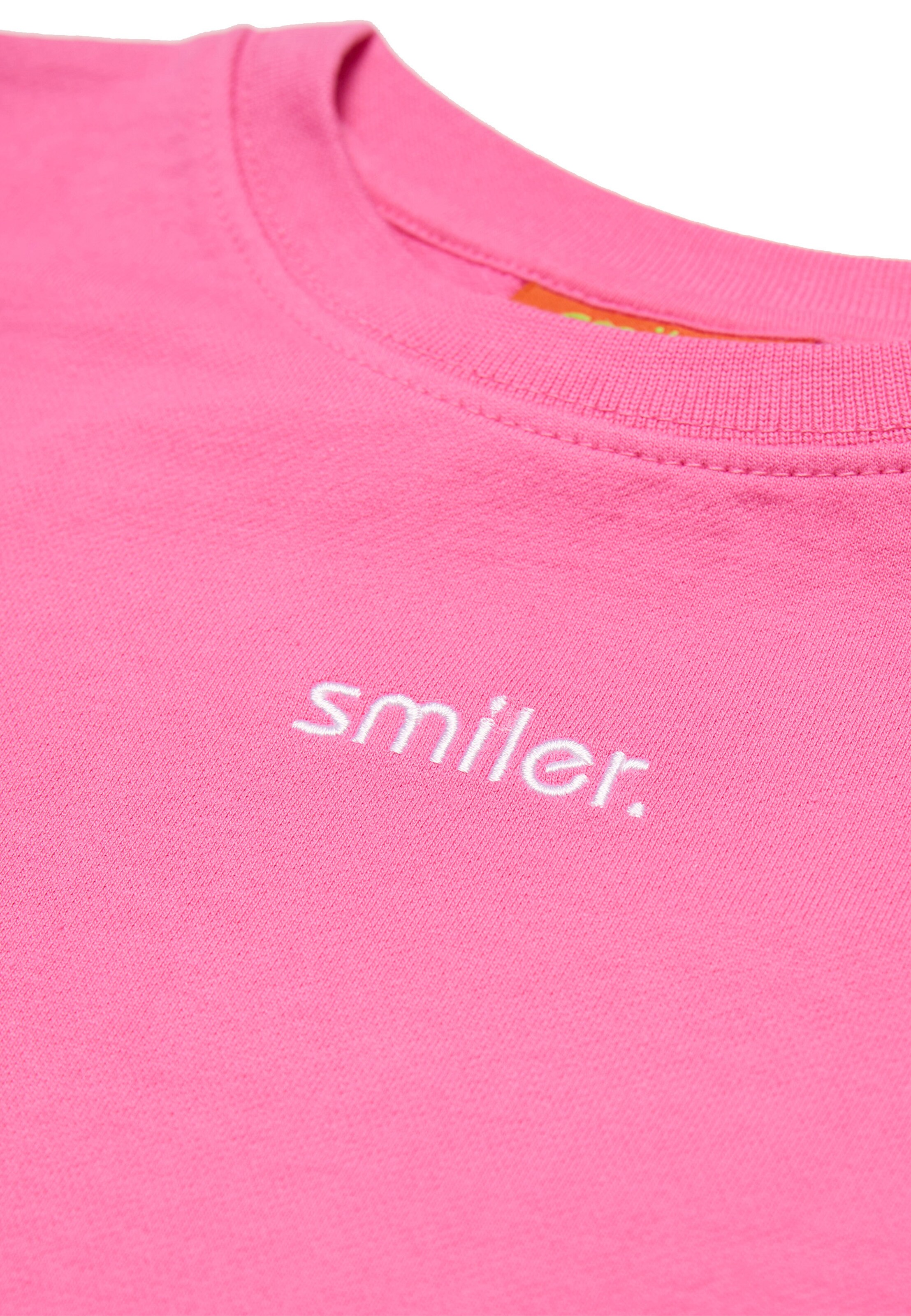 smiler. Shirt 'mini-laugh.' in Roze