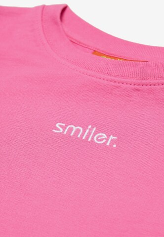 smiler. Shirt 'mini-laugh.' in Roze