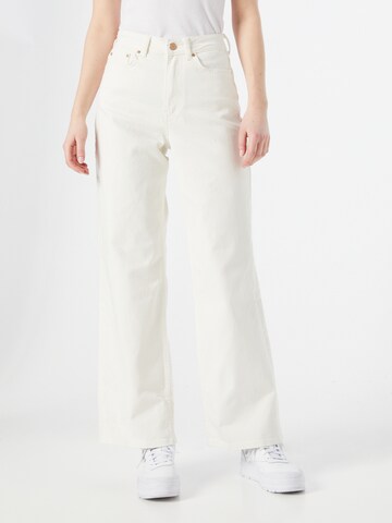 JDY Wide leg Jeans 'Didde' in White: front