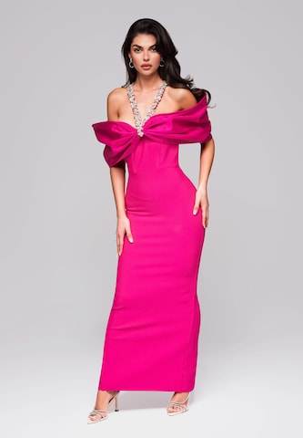 Ombre Avondjurk in Roze