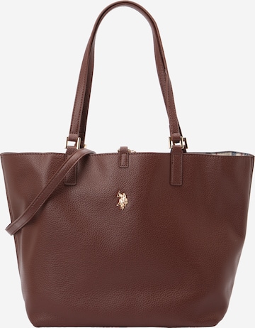 U.S. POLO ASSN. - Shopper 'Rogersville' en marrón: frente