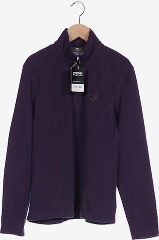 JACK WOLFSKIN Sweatshirt & Zip-Up Hoodie in L in Purple: front