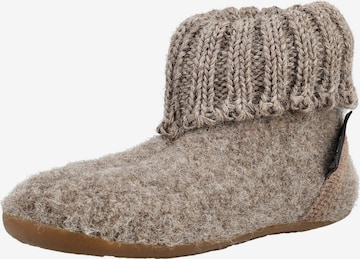 HAFLINGER Huisschoenen in Beige: voorkant