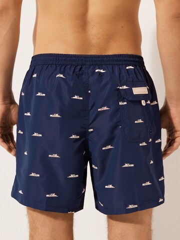 CALZEDONIA Regular Board Shorts in Blue