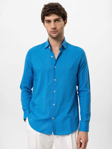 Regular fit Camicia di Antioch in blu: frontale