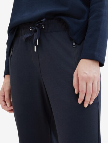 Regular Pantaloni de la TOM TAILOR pe albastru