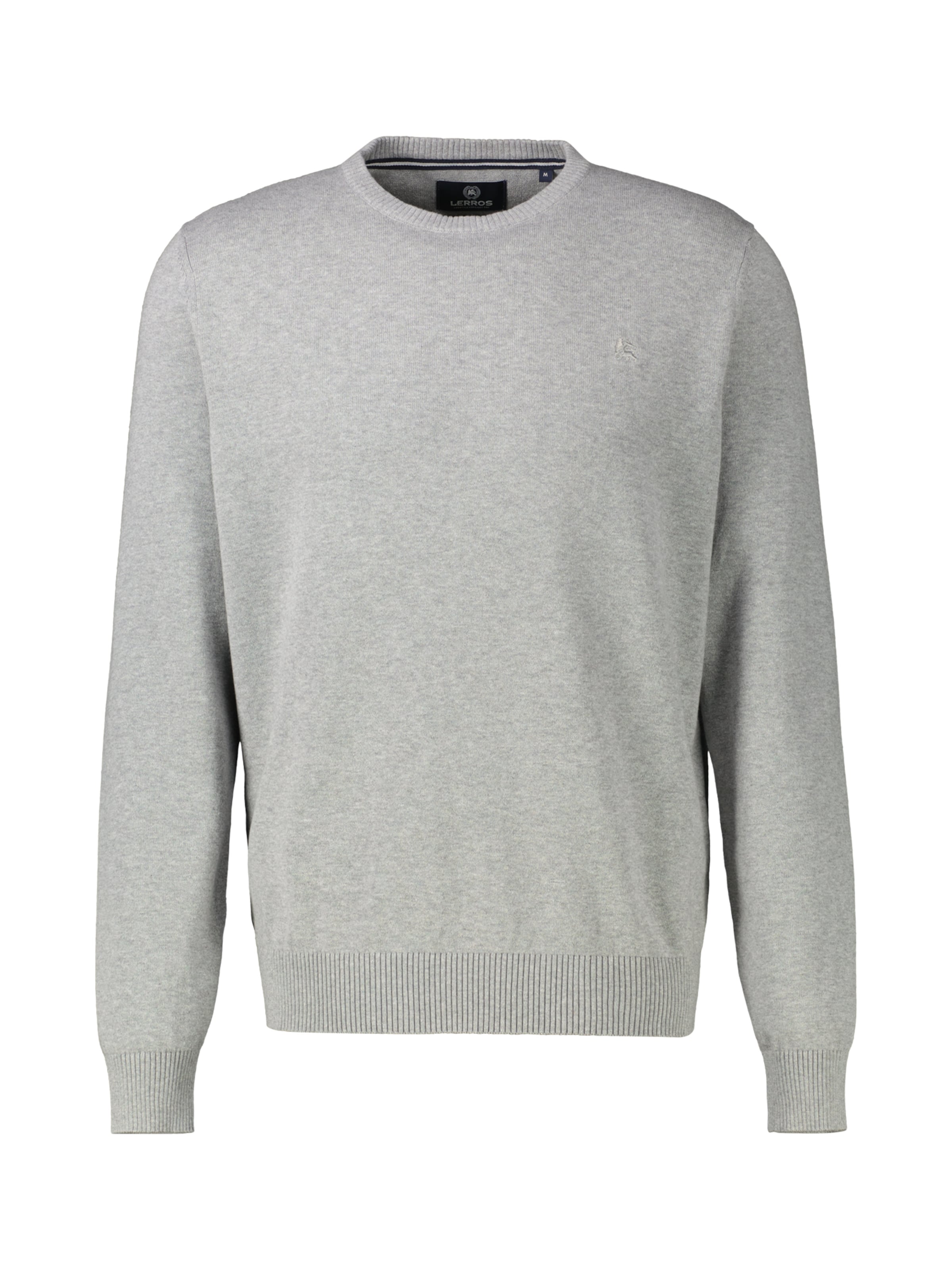 Pull-over LERROS en gris : devant