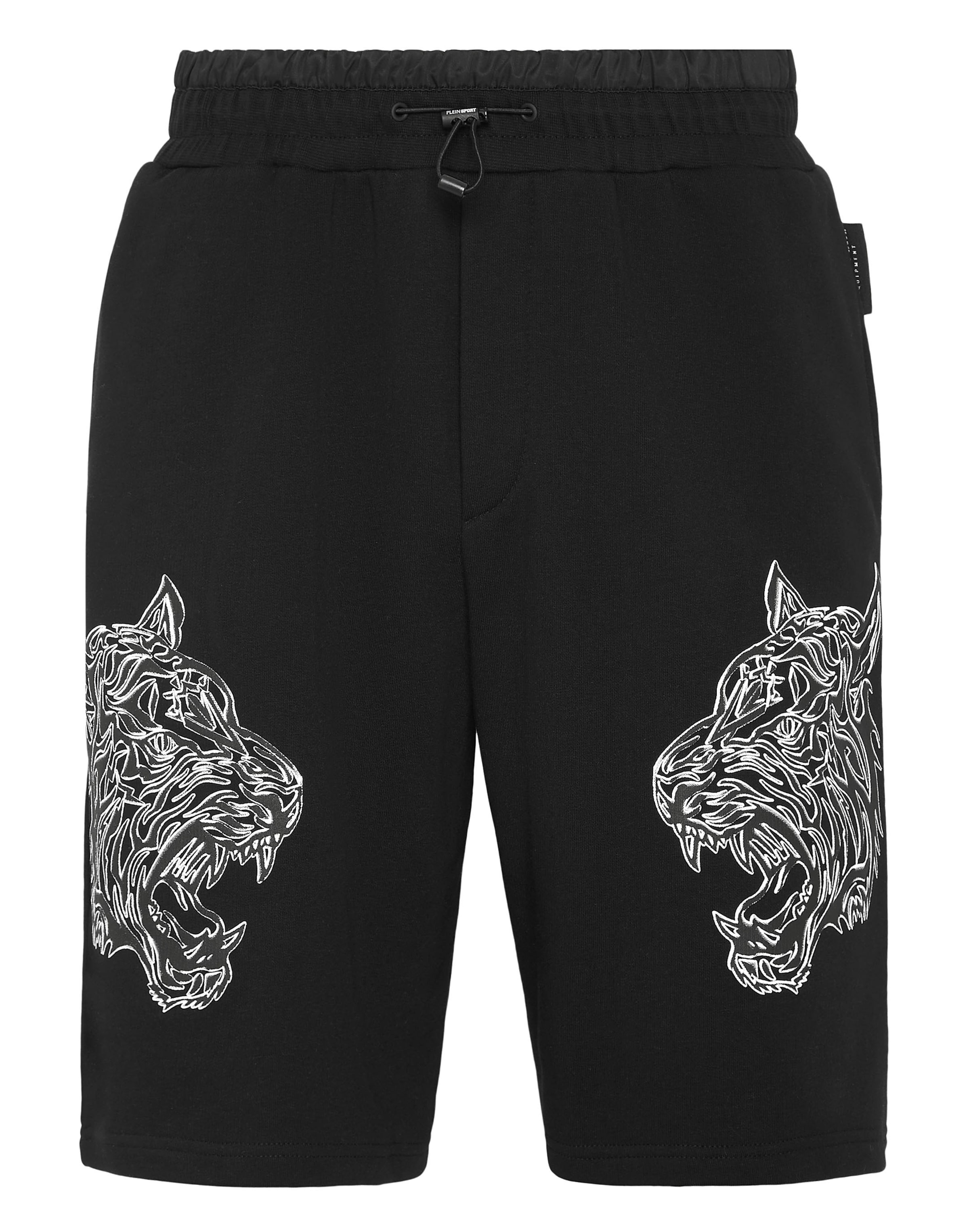 Pantaloni 'Tiger' Plein Sport di colore nero / bianco, Visualizzazione prodotti