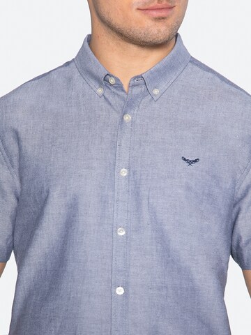 Coupe regular Chemise 'Inferno' Threadbare en bleu