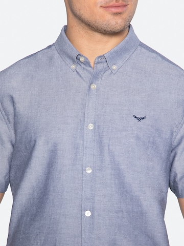Threadbare - Regular Fit Camisa 'Inferno' em azul