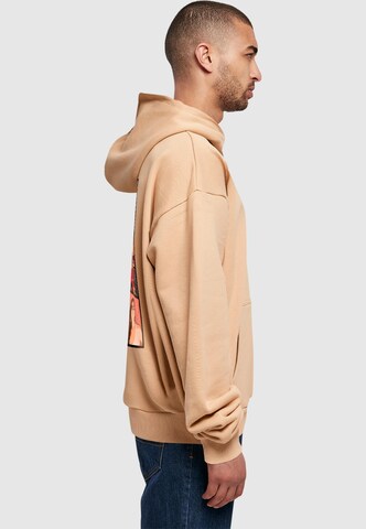 Merchcode Sweatshirt 'Grand Collage' in Beige