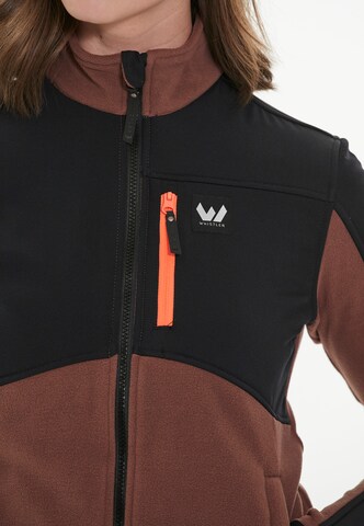 Whistler Funktionsfleecejacke 'Evo' in Braun