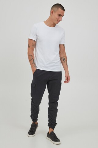 INDICODE JEANS Tapered Cargo Pants 'Gilmat' in Black