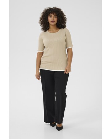 Pull-over 'Izzy' KAFFE CURVE en beige