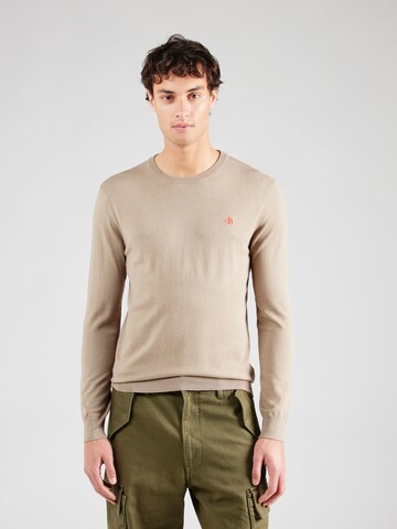 SCOTCH & SODA Sweatshirt 'Essential' in Bruin: voorkant