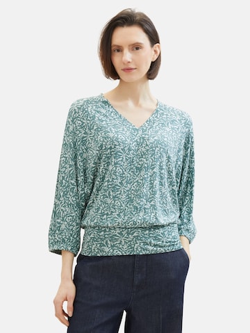 TOM TAILOR Shirt in Groen: voorkant