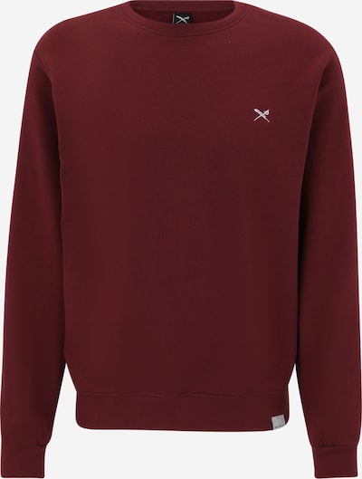 Iriedaily Collegepaita 'Mini Flag 2' värissä viininpunainen / valkoinen, Tuotenäkymä