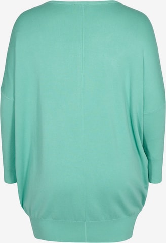 Zizzi Sweater 'Carrie' in Green