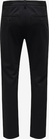Only & Sons Regular Chino Pants 'Mark Cay' in Black