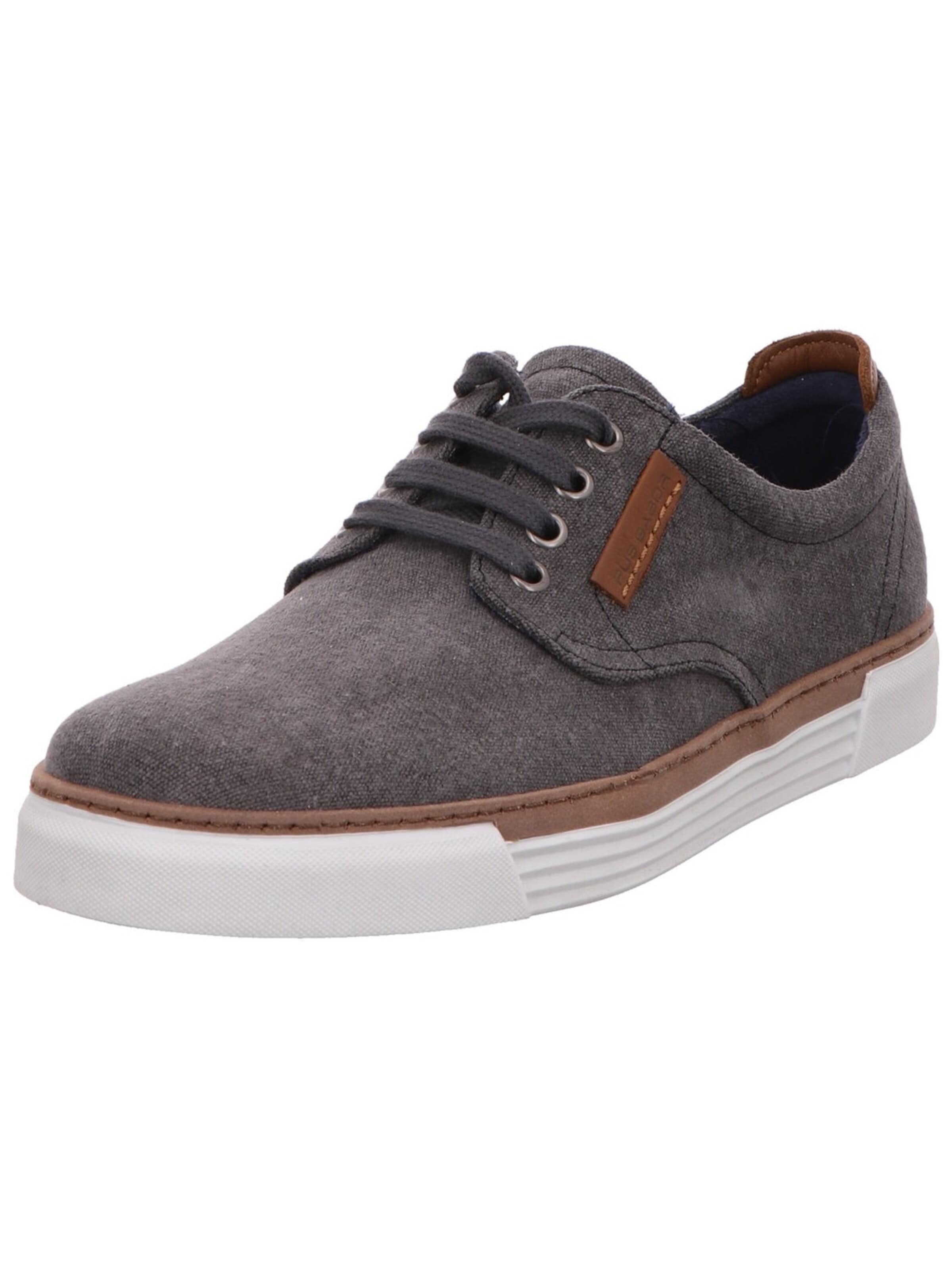 GABOR - Zapatos con cordón 'Sneaker Herren 0460.20.06 Textil in grau' en gris: frente