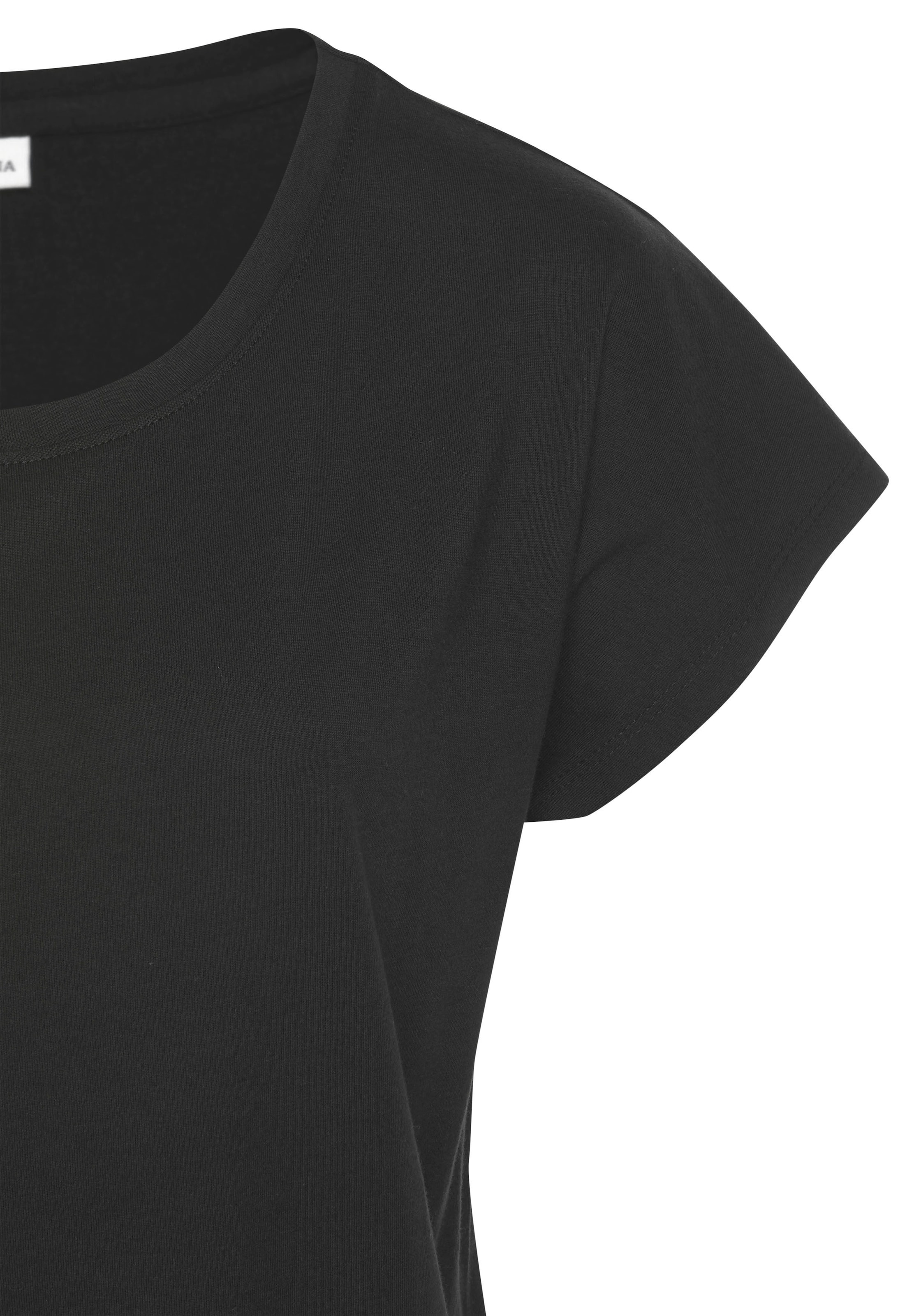 LASCANA Pajama shirt in Black