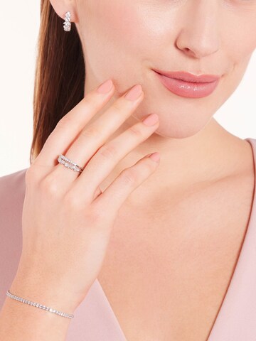 Lucardi Ring in Zilver: voorkant
