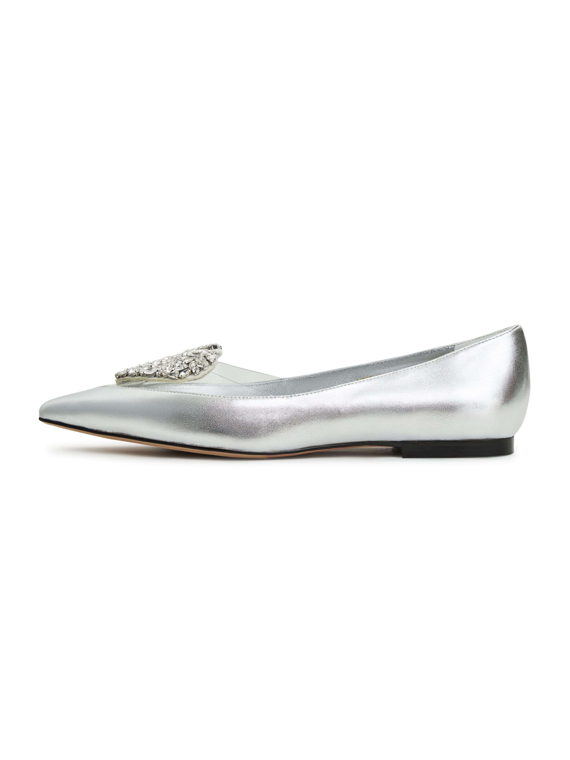 CESARE GASPARI Ballerina in Silber: Vorderseite