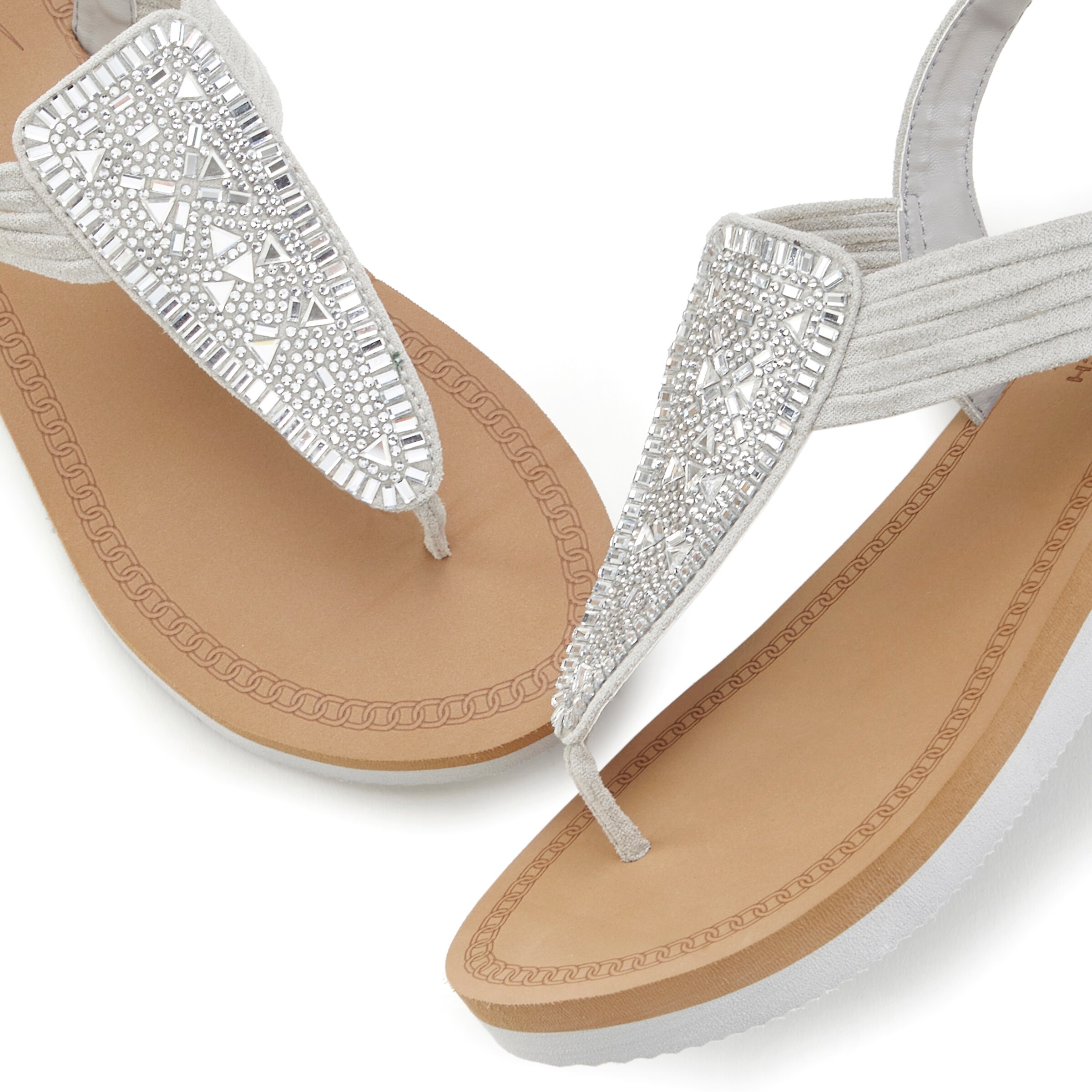 VENICE BEACH - Sandalias de dedo en gris