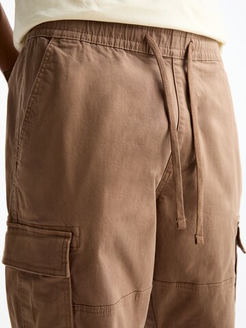 Effilé Pantalon cargo Pull&Bear en marron