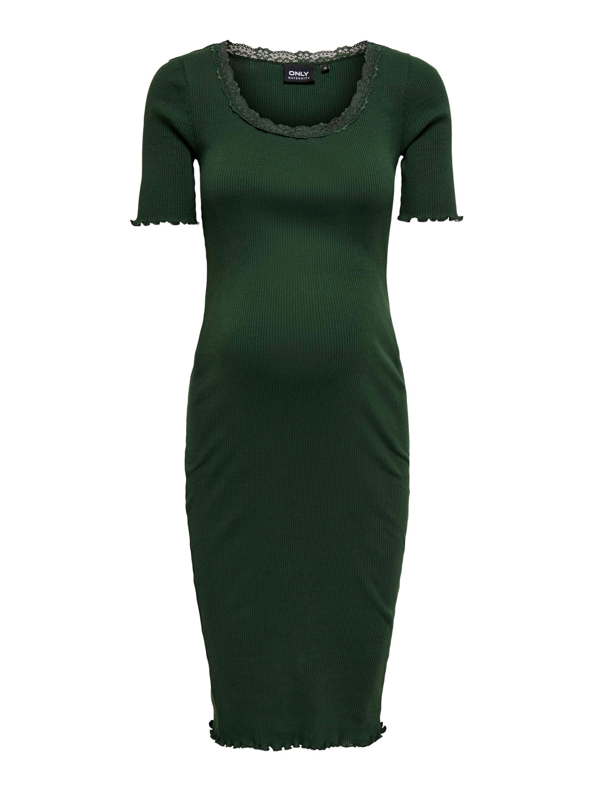 Only Maternity Kjole 'OLMXena' i grøn