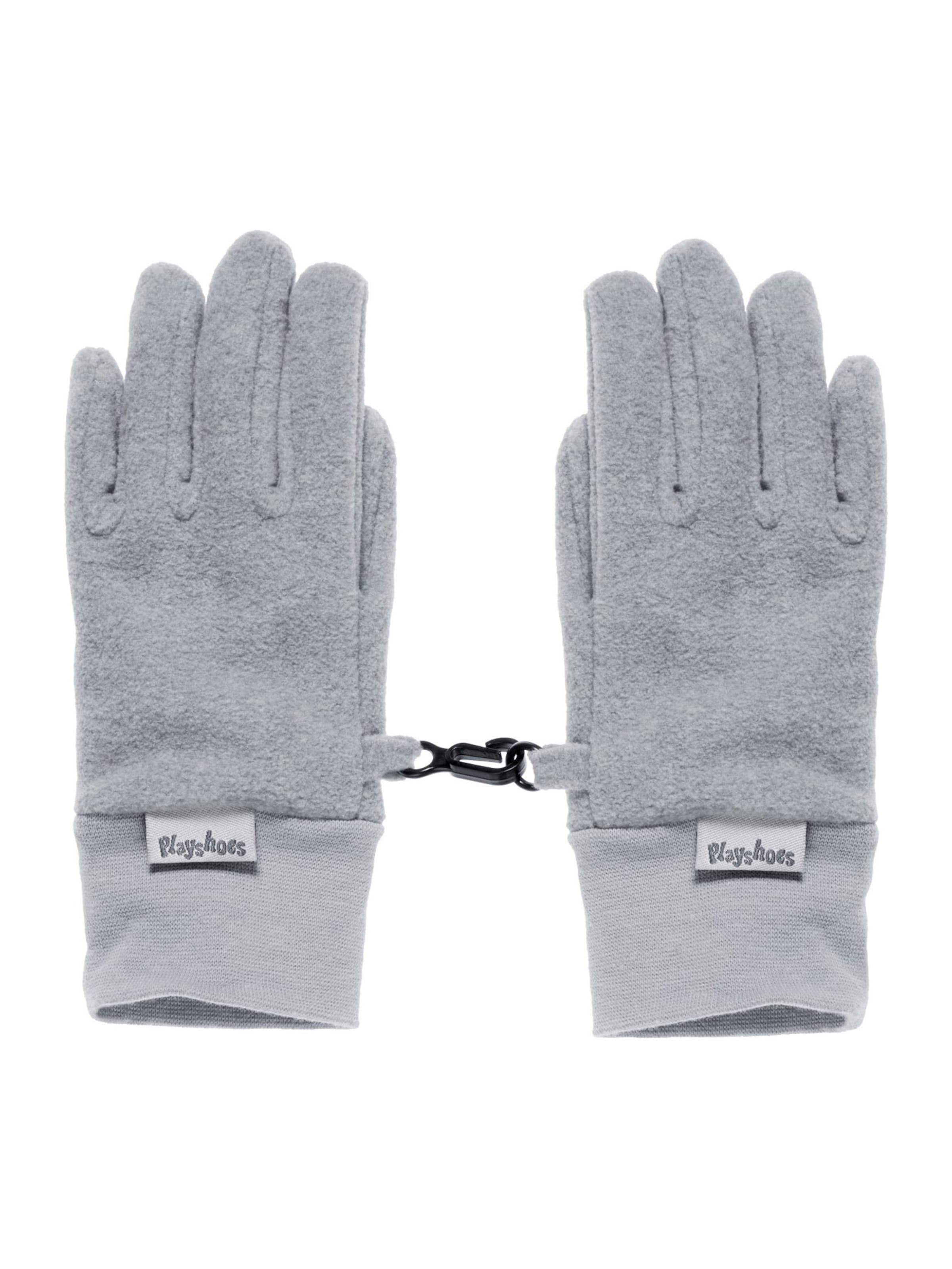 PLAYSHOES Ръкавици в сиво: отпред