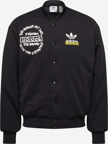 ADIDAS ORIGINALS Between-season jacket 'Graphics Unite ' in Black: front