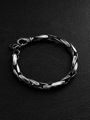REYTEL - Pulsera 'TURBEN' en plata: frente