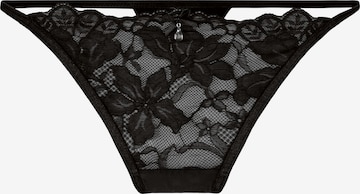 Hunkemöller Stringit 'Viktoria' värissä musta: etupuoli