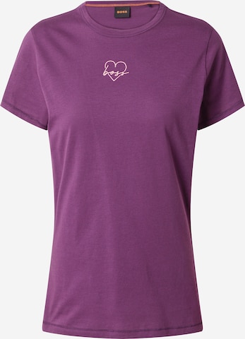 T-shirt 'C_Elogo_6' BOSS en violet : devant