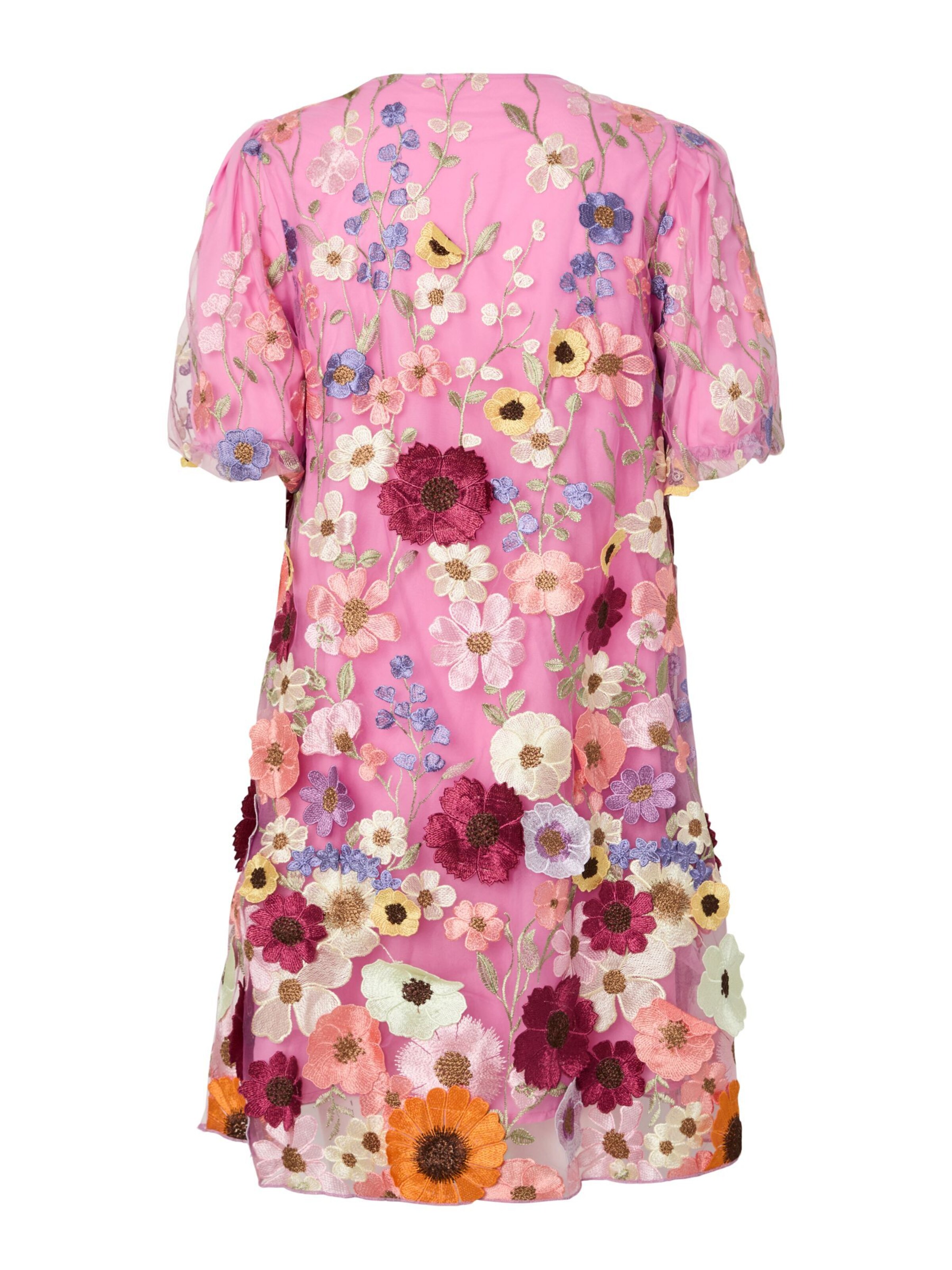 YAS Jurk 'YASFlowering' in Roze