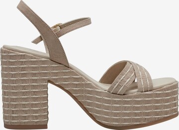 TAMARIS Sandalen met riem in Beige