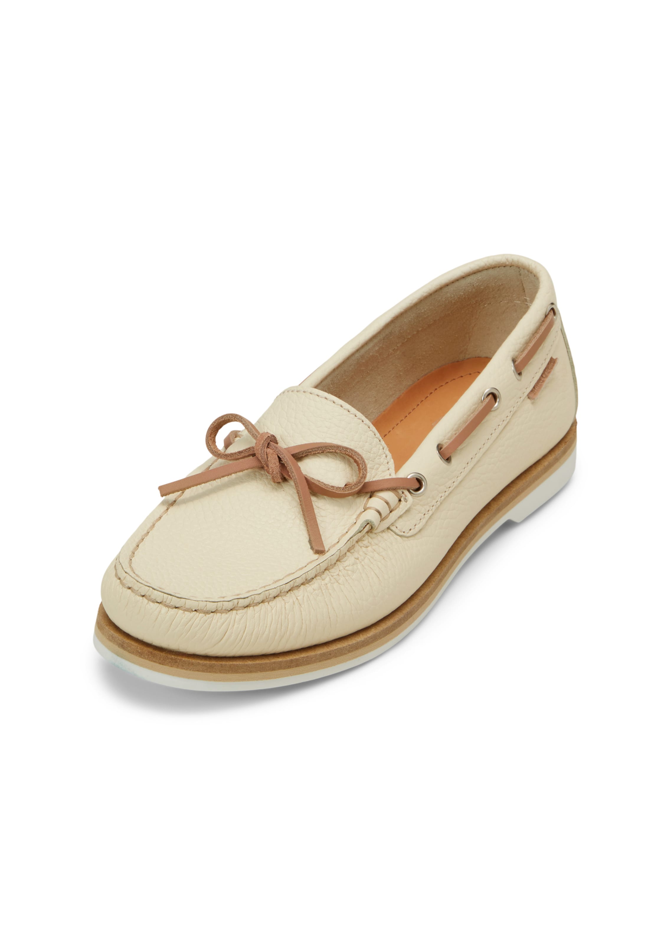 Marc O'Polo Bootsschuh in Beige: Vorderseite