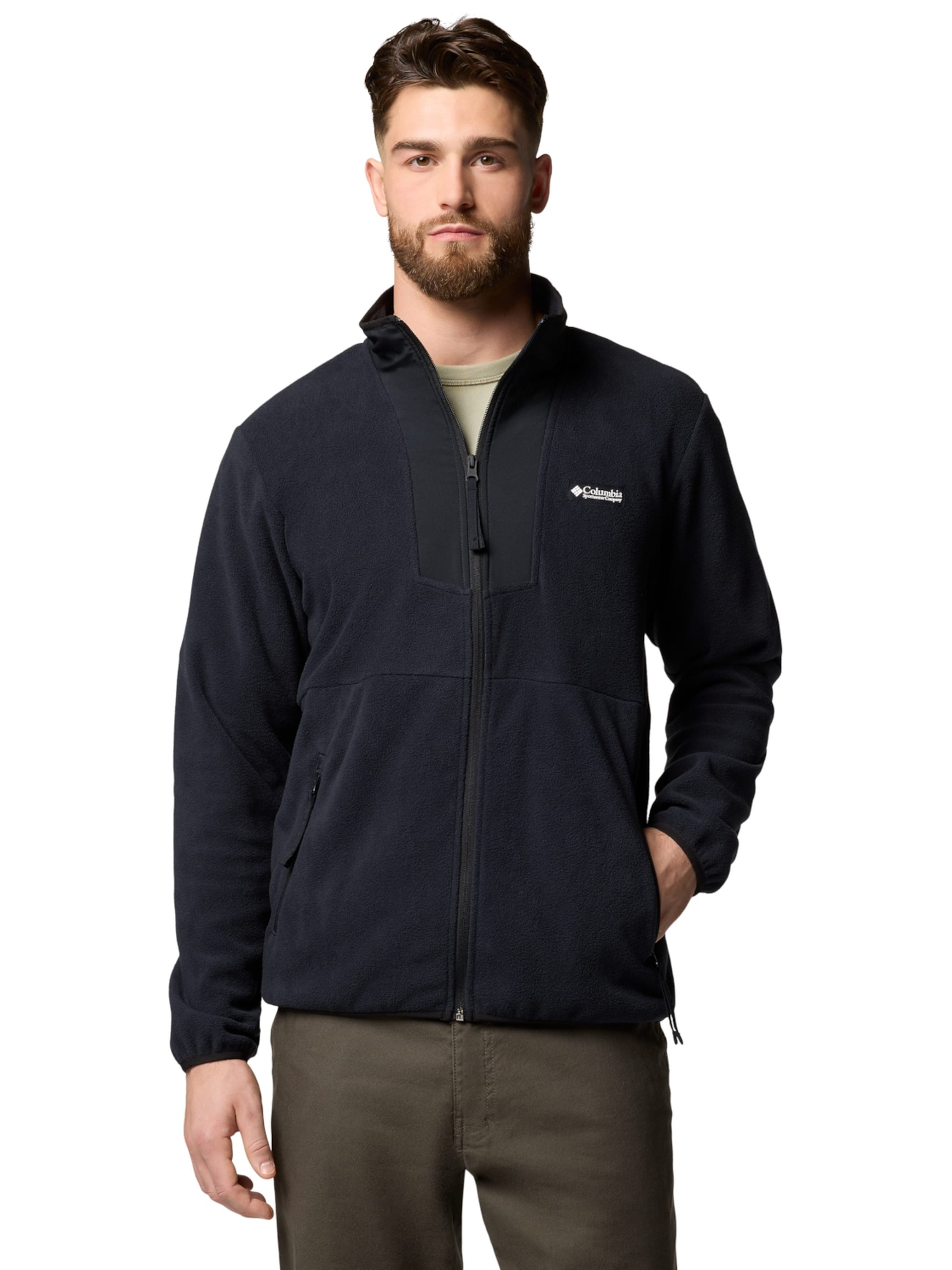 COLUMBIA Fleece Jacket 'Columbia Sequoia Grove Full Zip Fleece' in L in Black, Item view