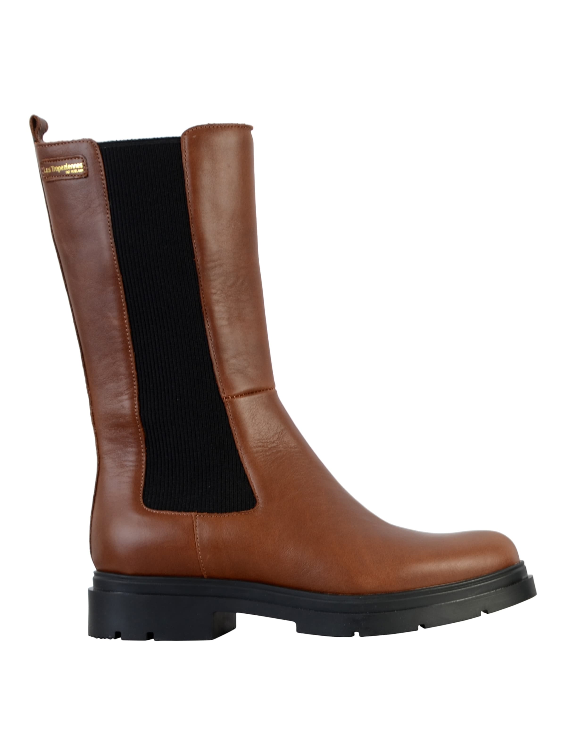 Ankle boots 'Saddie-Leder-Stiefelette' di Les Tropéziennes in marrone