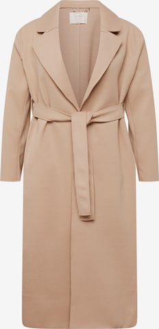 Manteau mi-saison Guido Maria Kretschmer Curvy en beige : devant