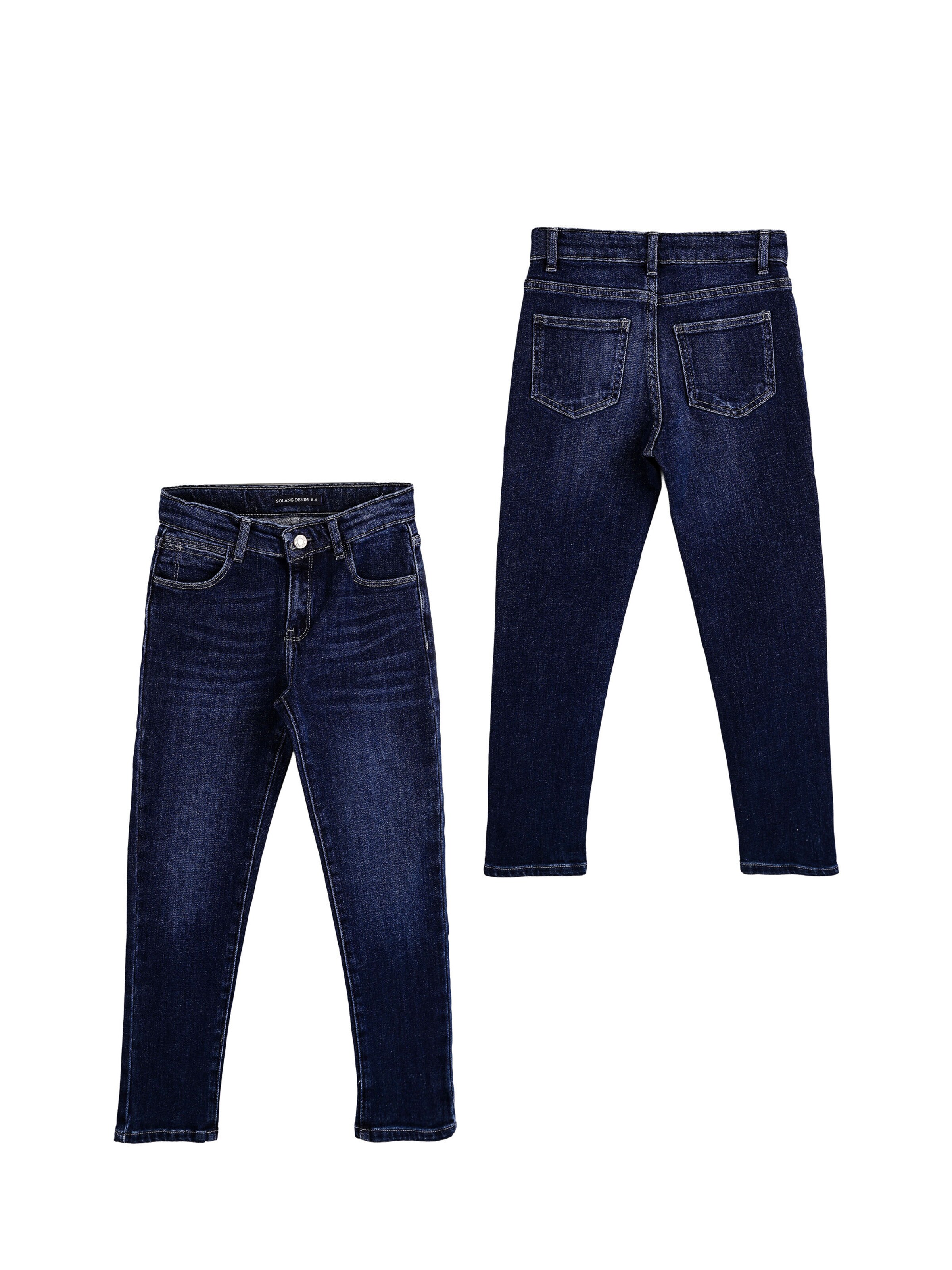 Solang Slimfit Hose Denim Stretch Slim-Fit in Blau