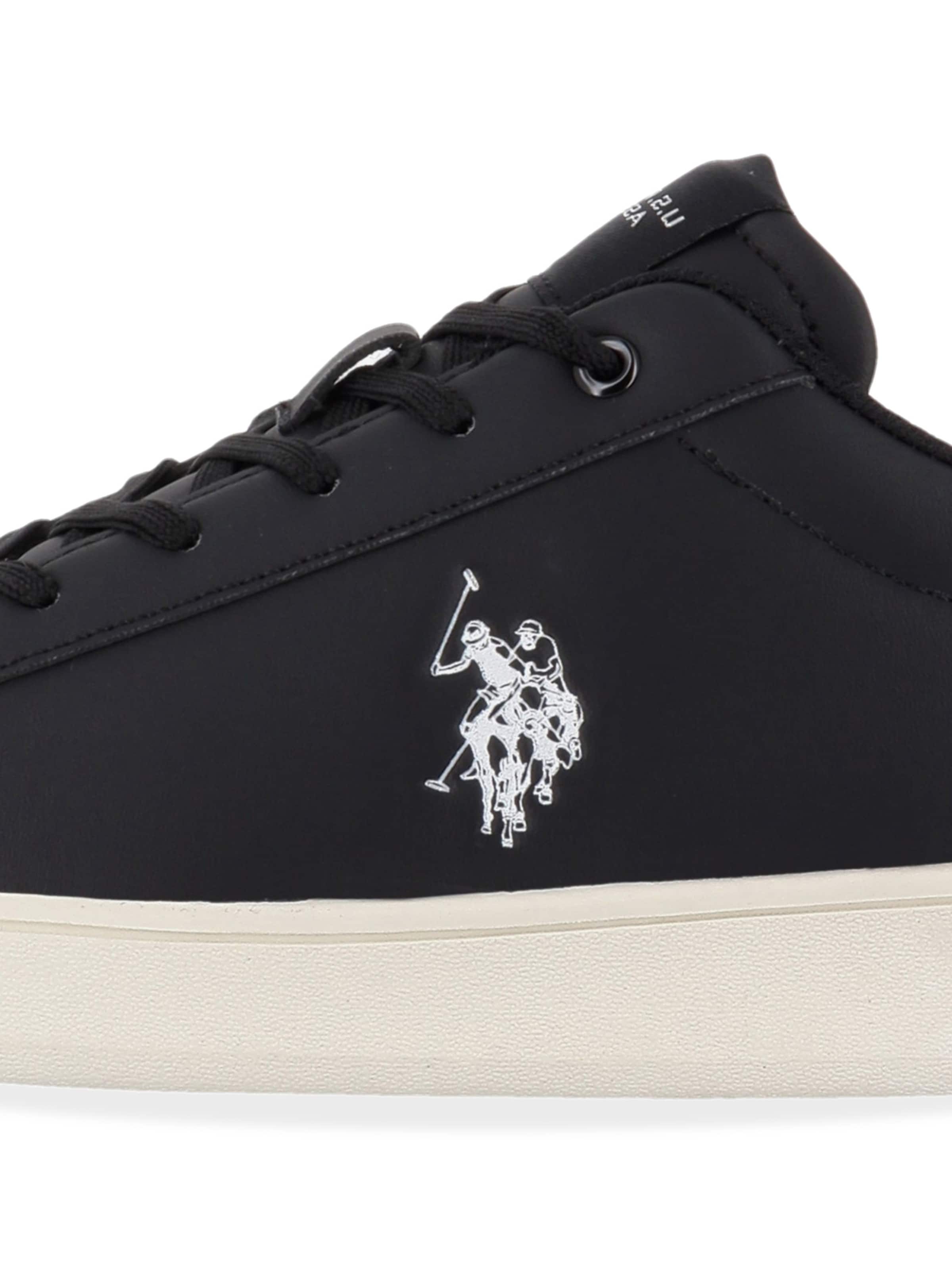 Baskets basses 'Alpha' US POLO ASSN. en noir
